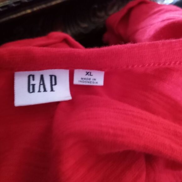GAP RED TEE-SHIRT DRESS SZ.S/M EUC - Picture 7 of 8